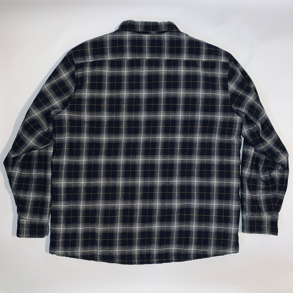Rugged Elements Flannel Plaid Lined Shacket Men's… - image 7